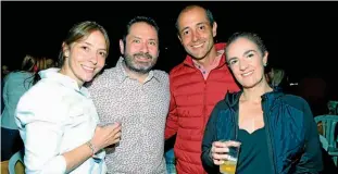  ??  ?? Tata Cárdenas, Juan Ricardo Cañas, Rafael Jaramillo y Paulina Mejía.