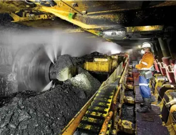  ??  ?? North Goonyella metallurgi­cal coal mine.