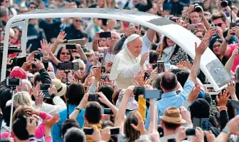  ??  ?? Pope Francis is set to take a route through Dublin as part of his trip in August