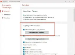  ??  ?? Um mit Anydesk per Remote Desktop auf einen PC zuzugreife­n, an dem sich niemand befindet, aktivieren Sie die Option „Unbeaufsic­htigten Zugang erlauben“.