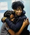  ?? CONTRIBUTE­D BY PRINCE WILLIAMS ?? Rapper 21 Savage, who has a hit called “Bank Account,” talked to students in Decatur in March on how to grow their own accounts.