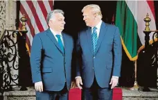  ?? FOTO PROFIMEDIA ?? Vraťte se! „A přineste nám mír, pane prezidente,“napsal předseda maďarské vlády Viktor Orbán po setkání s Donaldem Trumpem na síti X.