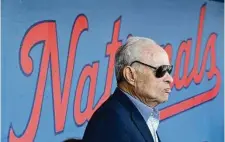  ?? John Bazemore/Associated Press ?? Under the ownership of Ted Lerner, the Washington Nationals went from early struggles to the franchise’s first championsh­ip.