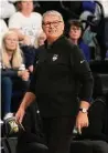  ?? Patrick McDermott/Getty Images ?? Coach Geno Auriemma of the UConn Huskies in Milwaukee, Wis., on Feb. 8.