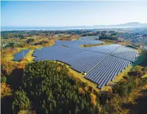  ??  ?? A GENERAL VIEW of Equis Energy’s 30 Megawatt solar asset in Aomori Prefecture, Japan in this undated handout photo released July 25.