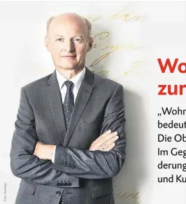  ??  ?? Dr. Franz Gasselsber­ger, MBA, Generaldir­ektor Oberbank AG