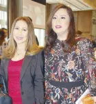  ??  ?? Lawyer Dot Gancayco and Marco Polo Ortigas Manila director of marketing communicat­ions Judith Los Baños.