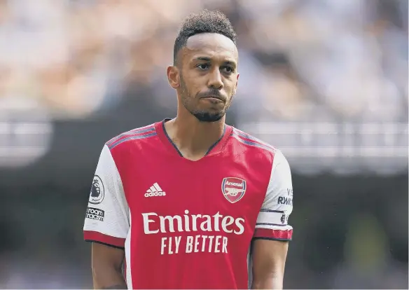  ?? ?? Arsenal’s Pierre-Emerick Aubameyang.