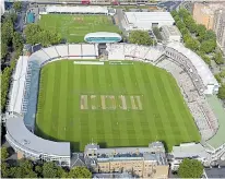 ??  ?? Historic Lords is celebrated as the ‘home of cricket’