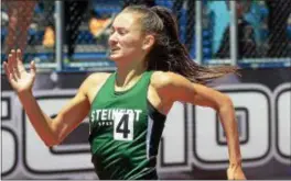  ?? TRENTONIAN FILE PHOTO ?? Steinert’s Ashley Navarro finished second in the Group III 800 meter run to lock down a place in the Meet of Champions next Saturday.