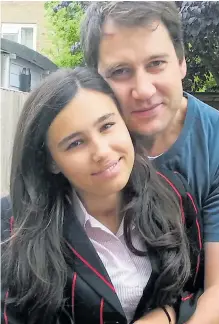  ?? Pictures: PA ?? Teenager Natasha Ednan-Laperouse with her father Nadim