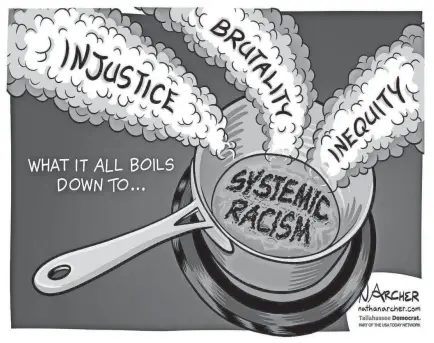  ?? NATHAN ARCHER/TALLAHASSE­E DEMOCRAT ?? Systemic Racism