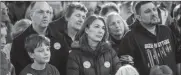  ??  ?? Guests listen as Democratic presidenti­al candidate Sen. Amy Klobuchar (D-MN) speaks during a campaign event on Feb. 10 in Keene, New Hampshire.