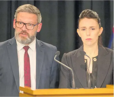  ?? Photo / Mark Mitchell ?? After Judith Collins’ outburst, Jacinda Ardern was cornered into sacking Iain LeesGallow­ay.