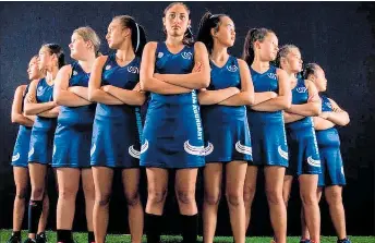  ?? PICTURE / SUPPLIED ?? The Kaitaia Abundant Life AIMS tournament team, from left: Shaqelah Murray, Waiaria Frape, Jasmin Foster, Shakani Murray, Kahurangi Raharuhi, Tahleigha Hunt, Emily Turnbull, Aquatania Norman and Nardine Rice.