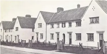  ??  ?? Council houses in Hillfields in 1929 - see Hillfields History Day.