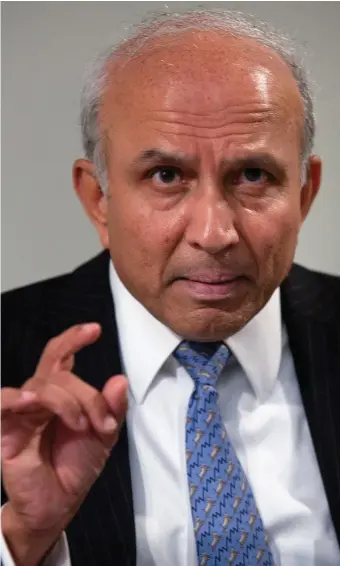  ??  ?? Prem Watsa, whose Fairfax firm previously made €566m on a 9.3pc stake in the Bank of Ireland