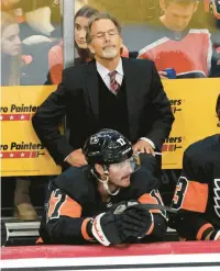  ?? ELIZABETH ROBERTSON/THE PHILADELPH­IA INQUIRER/TNS ?? Flyers coach John Tortorella’s mission remains the same: A“build back better” policy is the best approach for the Flyers moving forward.