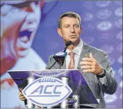  ?? CHUCK BURTON / ASSOCIATED PRESS ?? Coach Dabo Swinney’s new contract pays him $6 million this season with his base salary increasing to $6.6 million, plus there’s a sizable buyout.