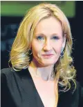  ??  ?? JK Rowling is upset over the theft of the prequel manuscript sold for charity.