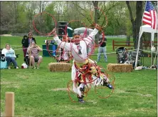  ??  ?? Native American dances are one of the highlights of the PowWow. This year’s event is planned for Riverfront Park on May 1and May 2.