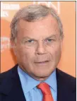  ??  ?? „ Sir Martin Sorrell left WPP, the company he founded 30 years ago.