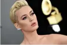  ??  ?? Katy Perry at the Grammy awards this week. Photograph: Axelle/Bauer-Griffin/ FilmMagic