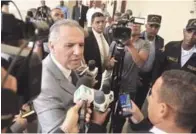  ??  ?? Aspiración. José Ramón Peralta dice el Presidente hace su trabajo.