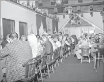  ?? Las Vegas Review-journal file ?? The interior of the now-closed Alpine Village Inn, circa 1971.