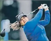  ?? John Bazemore Associated Press ?? LIZETTE SALAS tees off on the sixth hole in the Round 3 of the KPMG Women’s PGA Championsh­ip.