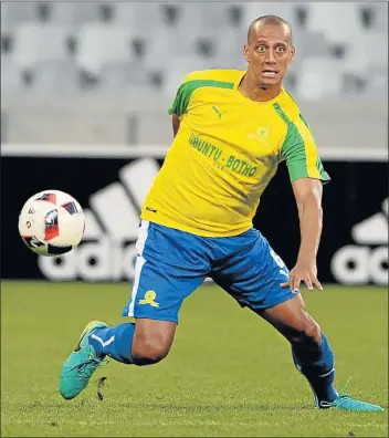  ?? Picture: GALLO IMAGES ?? ENTHUSED PLAYER: Mamelodi Sundowns’ Wayne Arendse is upbeat after playing in Japan