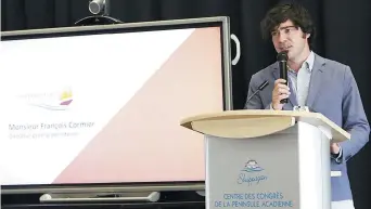  ?? − Archives ?? François Cormier a été confirmé à la barre du Salon du livre de la Péninsule acadienne.