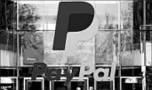  ?? JEFF CHIU/AP ?? PayPal has cut off nearly three dozen hate groups that used the online payment platform to process donations.