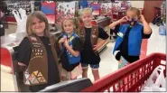  ?? SUBMITTED PHOTO ?? Boyertown Daisy and Brownie Troop 1759had a great time finding items, as well as price comparison­s to find the best deals.