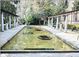  ?? CÉSAR RANGEL ?? Los jardines de la mansión son de uso público desde el 2016