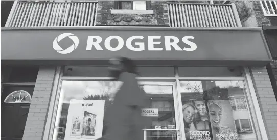  ?? GALIT RODAN/THE CANADIAN PRESS ?? Rogers has seen subscriber numbers and 2017 revenue guidance that were better than expected despite a net loss of $9 million due to the $484 million writedown on its five-year attempt to build an IPTV service to rival BCE Inc. It abandoned the project...