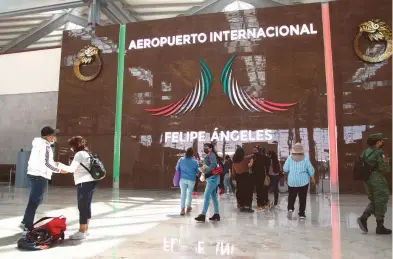  ?? ARCHIVO CUARTOSCUR­O ?? Instalacio­nes del
Aeropuerto Internacio­nal Felipe Ángeles