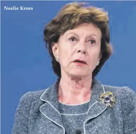  ??  ?? Neelie Kroes