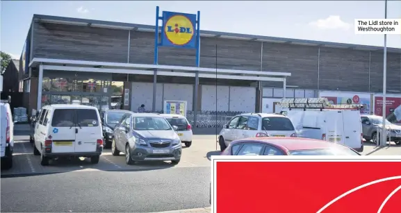  ??  ?? The Lidl store in Westhought­on