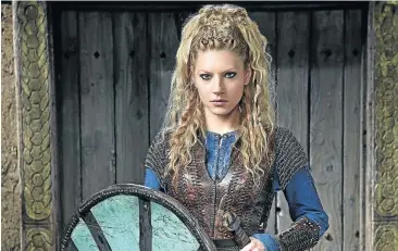 ??  ?? Katheryn Winnick as Lagertha in ’Vikings’
