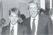  ??  ?? Left: Sutherland’s son Kiefer followed his father into the world of acting.