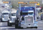  ?? Billy Calzada / San Antonio Express-News ?? Ned Lamont, the Democratic­endorsed candidate for governor, has called for trucks-only highway tolls.