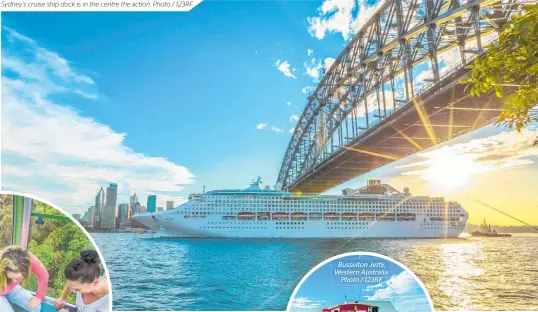  ?? Photo / 123RF ?? Sydney’s cruise ship dock is in the centre the action.