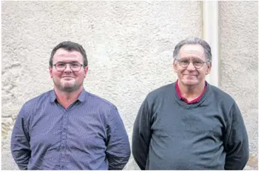 ?? ?? Christophe Fourcade et François Migaud, créateurs des lotos du coeur.
