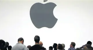  ?? /Reuters ?? Will India bite?: Apple and the Indian government are in talks over the production in India of a full range of iPhones for the domestic and export markets.