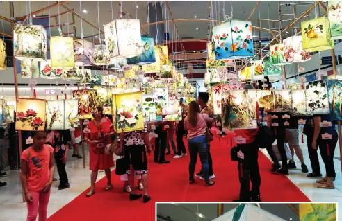  ??  ?? CHAN Lim Artists Mid Autumn Celebratio­n with 268 lanterns on exhibit at SM City Annex