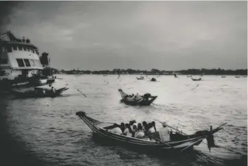  ??  ?? YANGON, MYANMAR
Boats on the Yangon River by James Whitlow
Delano, August/ September 2008