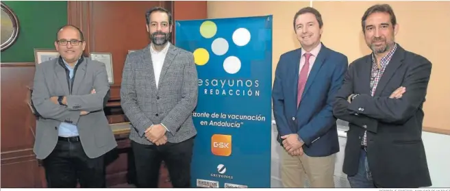  ?? REPORTAJE GRÁFICO: JUAN CARLOS VAZQUEZ ?? Los participan­tes en el desayuno coloquio organizado en la sede de Grupo Joly.