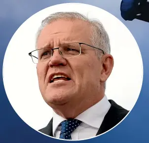  ?? ?? Coalition leader Scott Morrison is behind, but gaining ground.