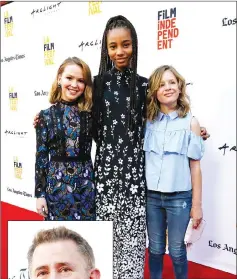  ??  ?? Cast members Bateman (left to right), Tayler Buck, Wilson and LaPaglia (inset) pose at the LA Film Festival gala screening of‘Annabelle: Creation’ in Los Angeles, California, recently. — Reuters photos